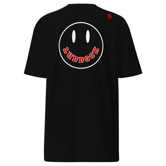 Lubbock Smiley Face Mulli USA Tee Black Back