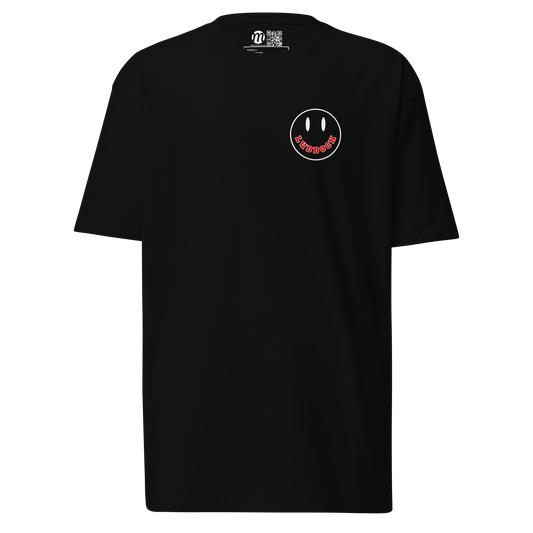 Lubbock Smiley Face Mulli USA Tee Black Front