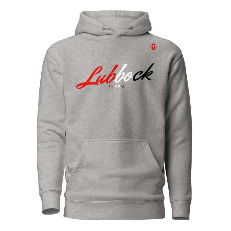 Lubbock Texas Mulli USA Hoodie Carbon Grey Front