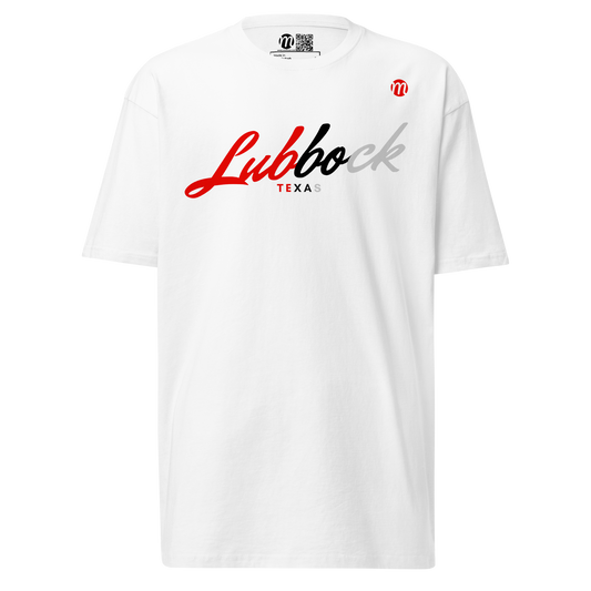 Lubbock Texas Mulli USA Tee White Front