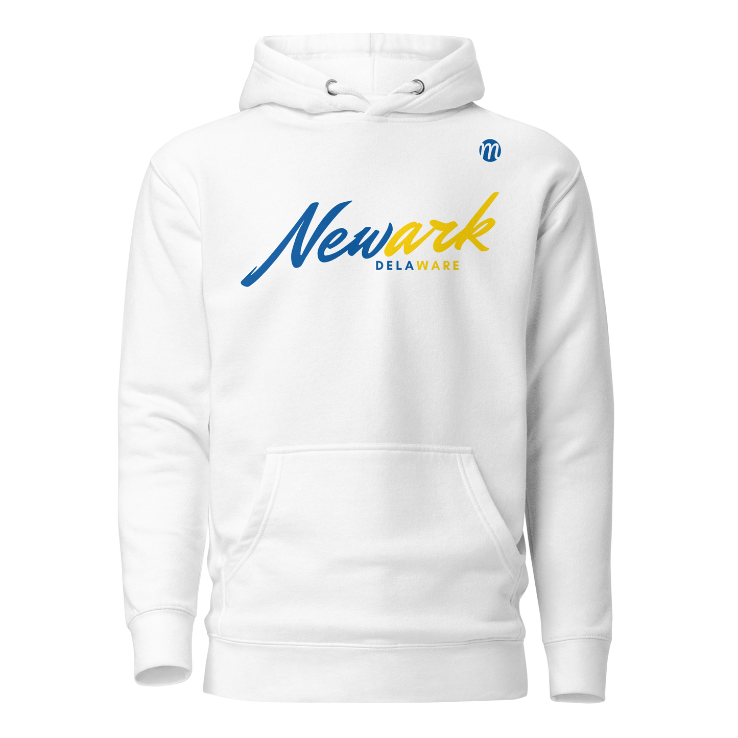 Newark Delaware Mulli USA Hoodie White Front