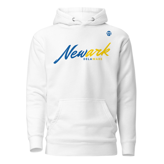 Newark Delaware Mulli USA Hoodie White Front