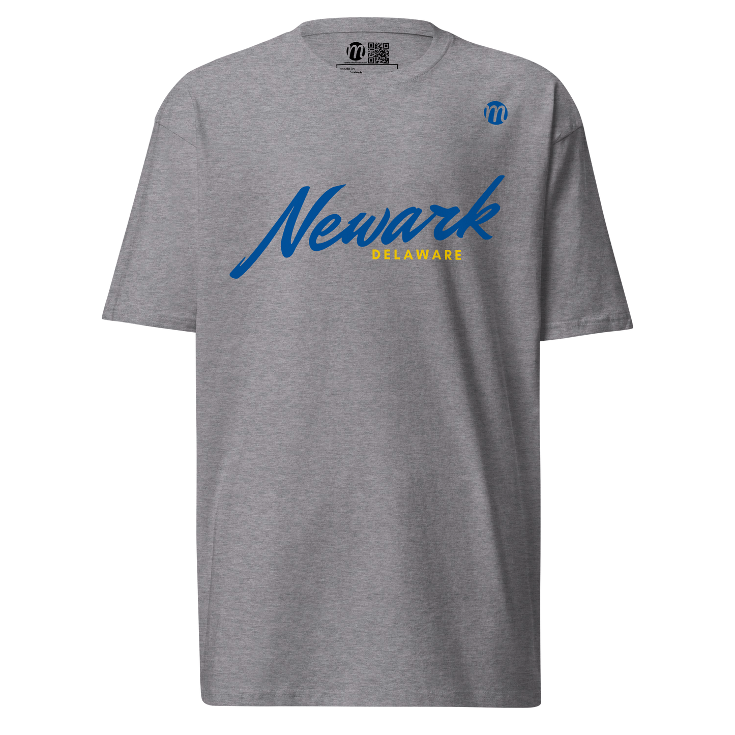 Newark Delaware Mulli USA Tee Carbon Grey Front