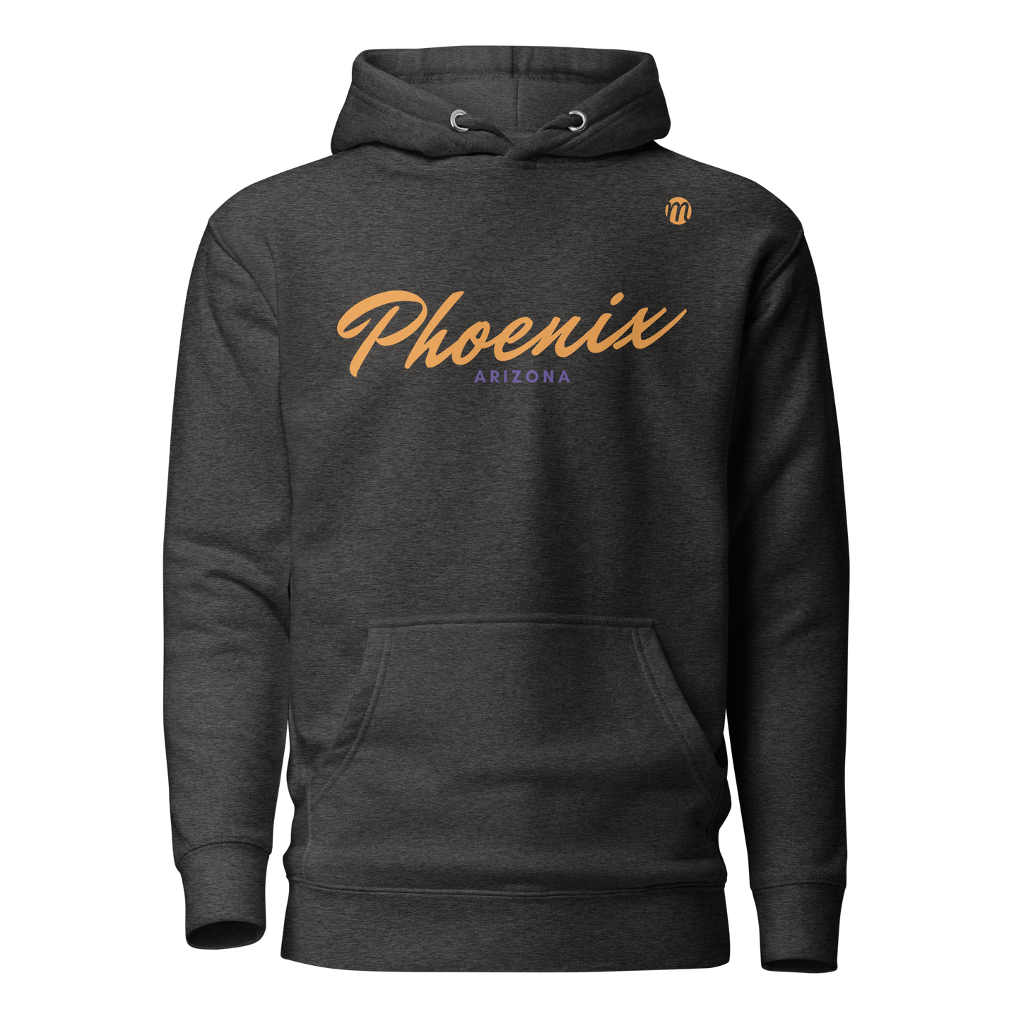 Phoenix Arizona Mulli USA Hoodie Charcoal Heather Front