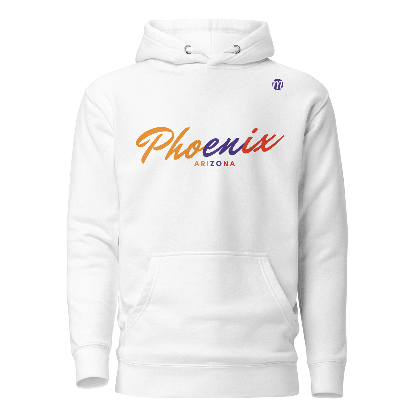 Phoenix Arizona Mulli USA Hoodie White Front