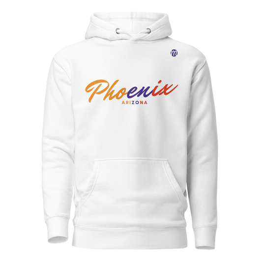 Phoenix Arizona Mulli USA Hoodie White Front