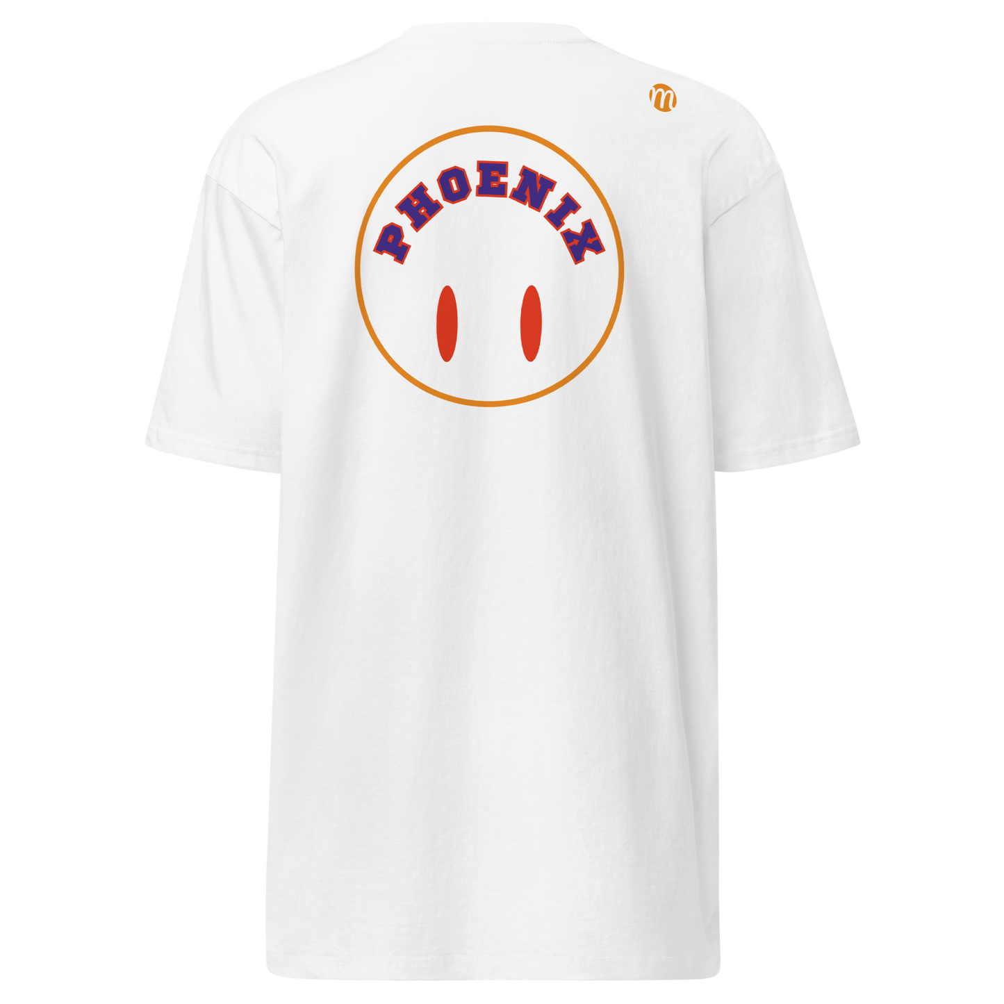 Phoenix Smiley Face Flipped Mulli USA Tee White Back