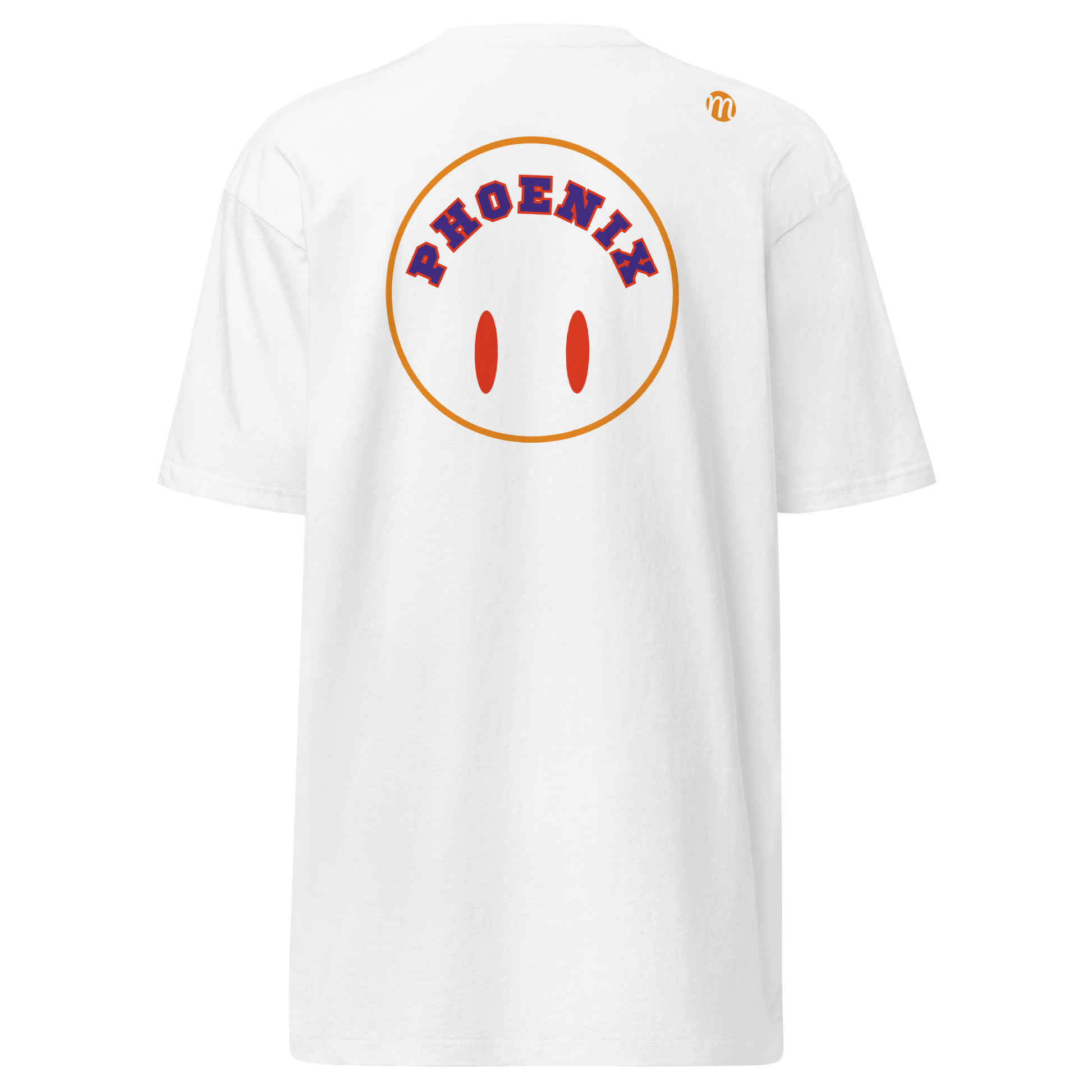 Phoenix Smiley Face Flipped Mulli USA Tee White Back