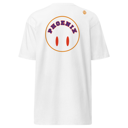 Phoenix Smiley Face Flipped Mulli USA Tee White Back