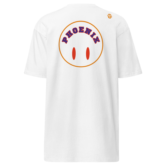 Phoenix Smiley Face Flipped Mulli USA Tee White Back