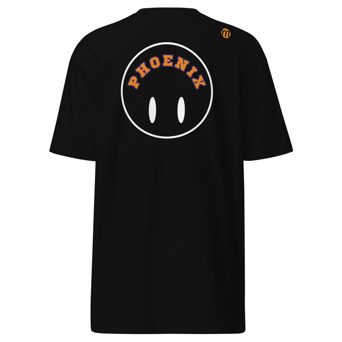 Phoenix Smiley Face Flipped Mulli USA Tee Black Back