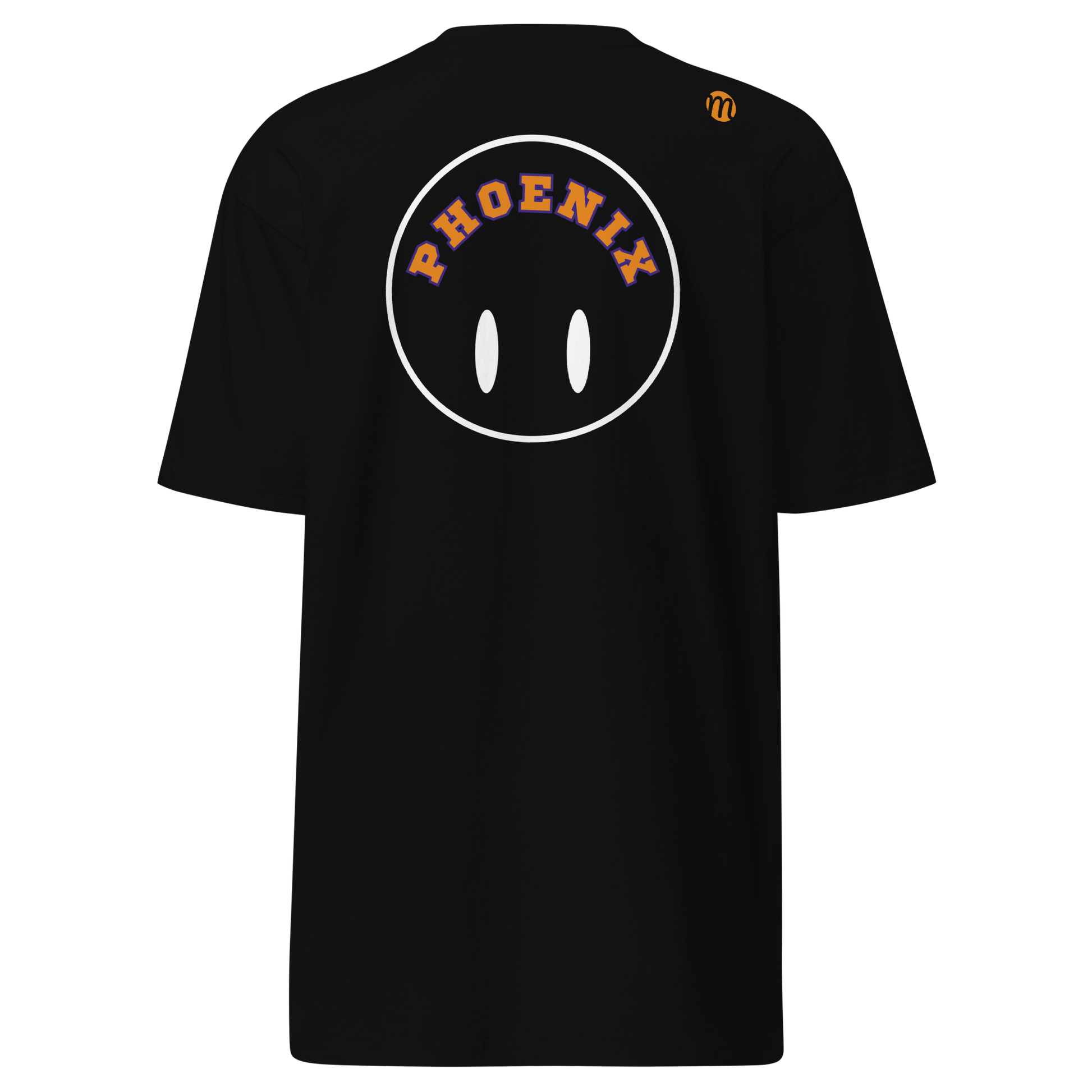 Phoenix Smiley Face Flipped Mulli USA Tee Black Back