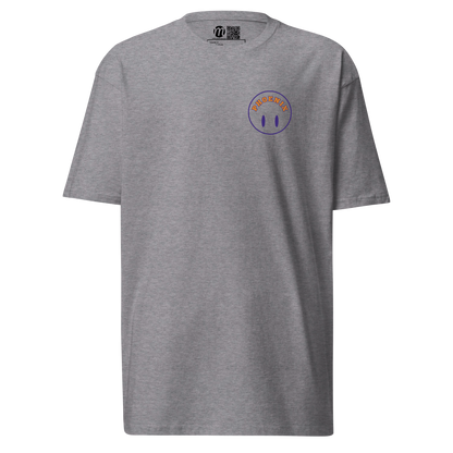 Phoenix Smiley Face Flipped Mulli USA Tee Carbon Grey Front