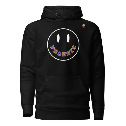 Phoenix Smiley Face Mulli USA Hoodie Black Front