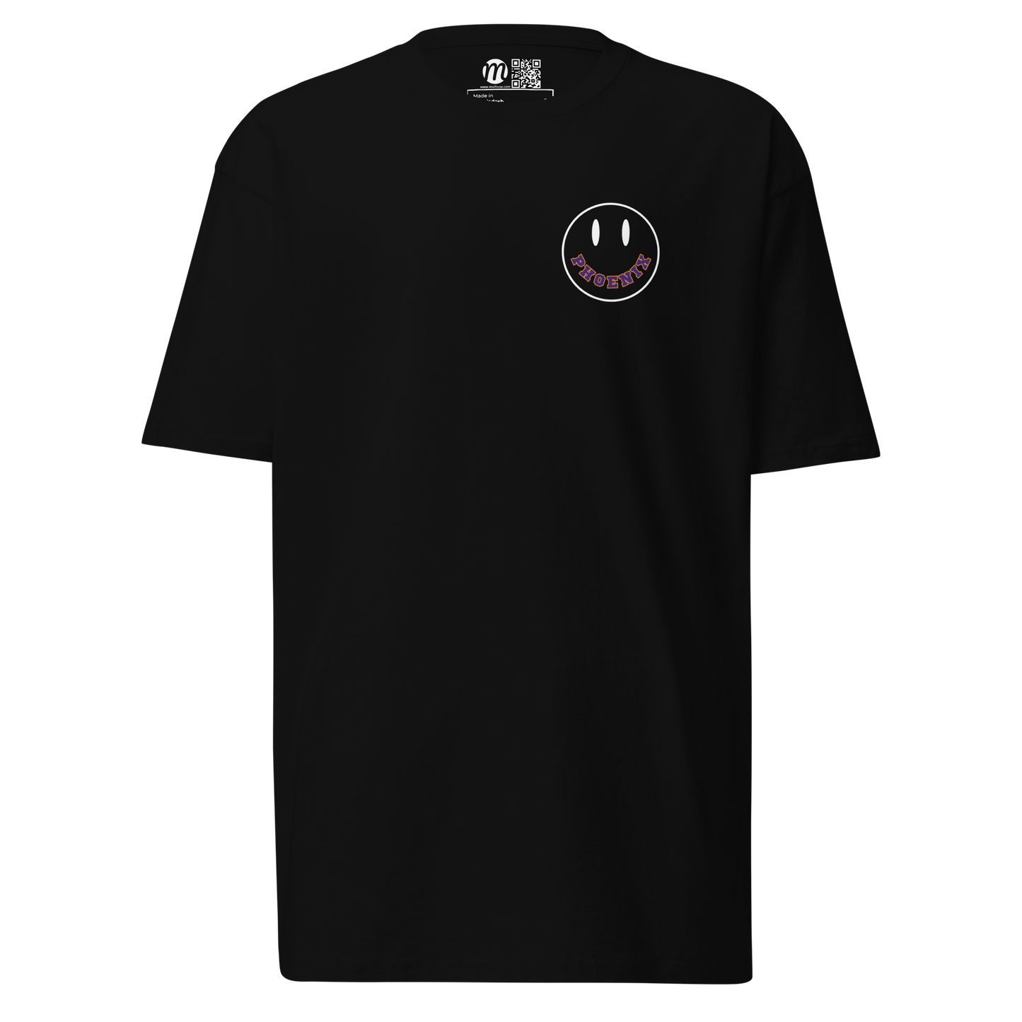 Phoenix Smiley Face Mulli USA Tee Black Front