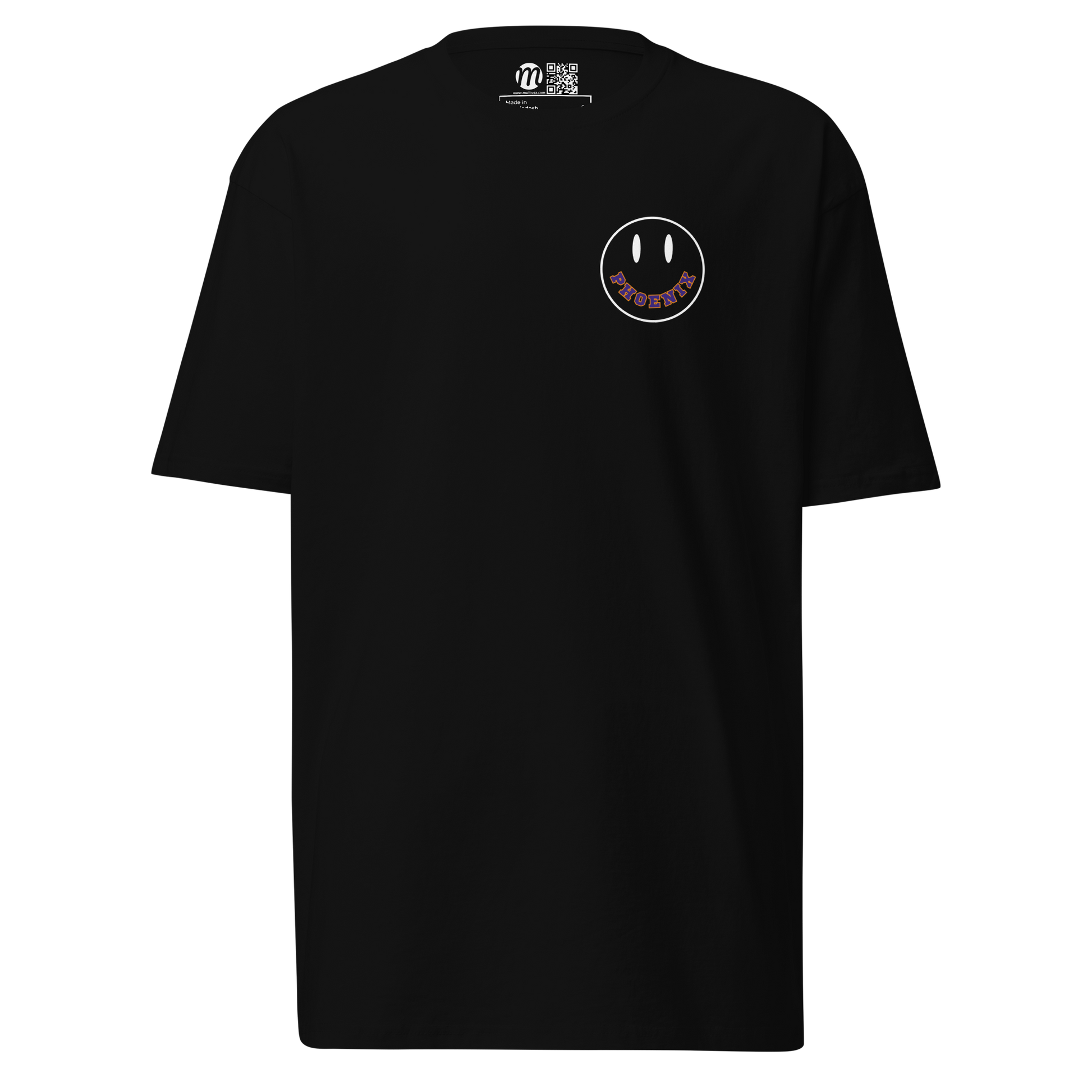 Phoenix Smiley Face Mulli USA Tee Black Front