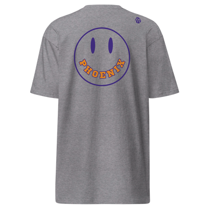 Phoenix Smiley Face Mulli USA Tee Carbon Grey Back