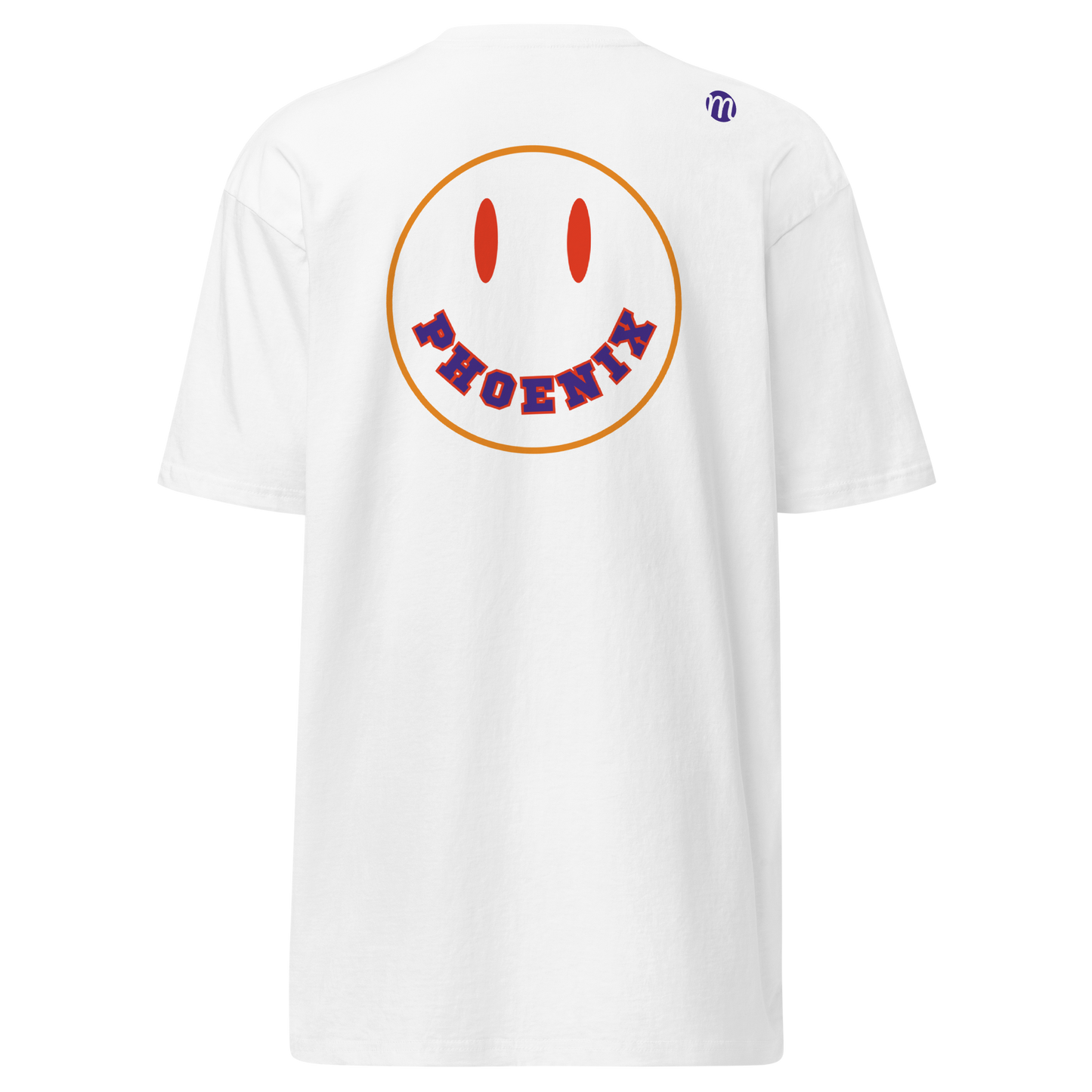 Phoenix Smiley Face Mulli USA Tee White Back