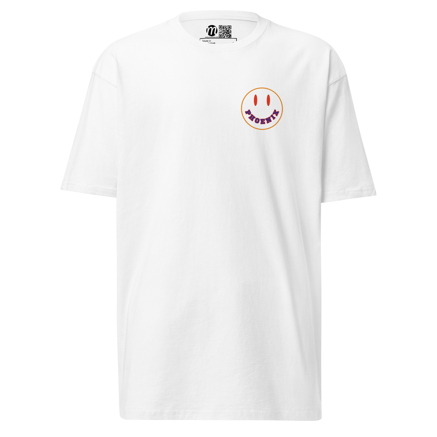 Phoenix Smiley Face Mulli USA Tee White Front 