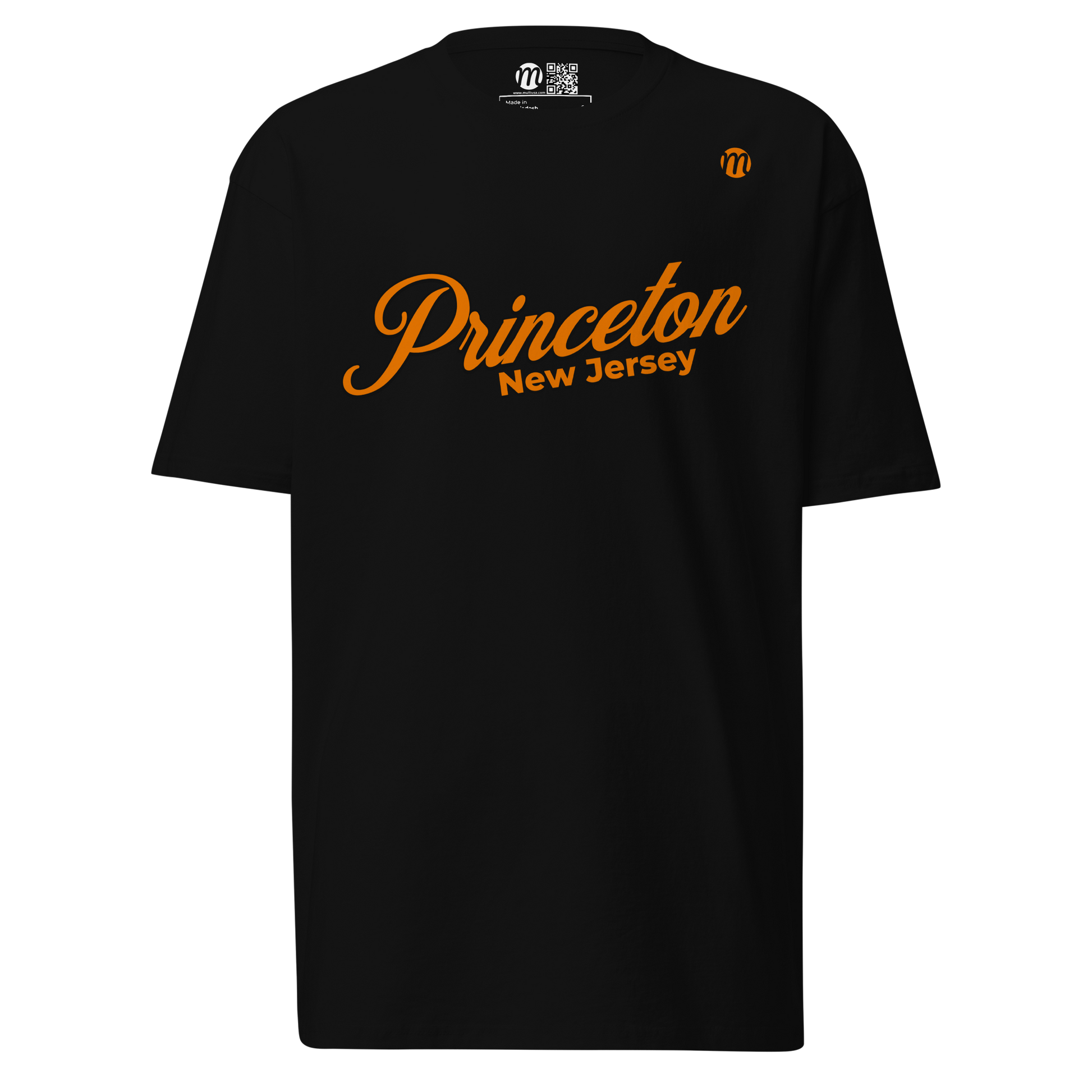 Princeton New Jersey Mulli USA Tee Black