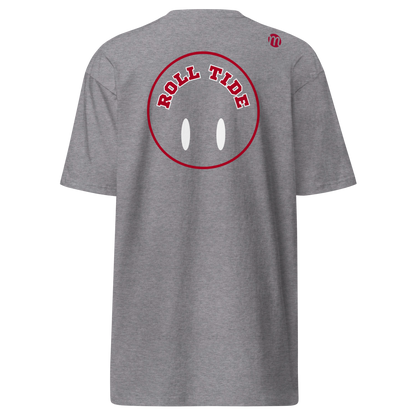 Roll Tide Smiley Face Flipped Mulli USA Tee Carbon Grey Back