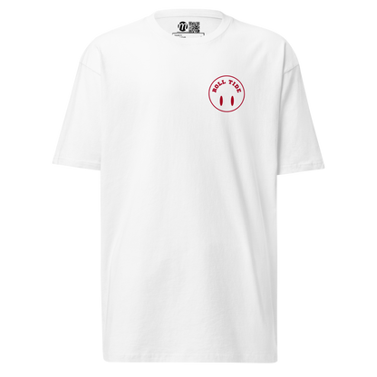 Roll Tide Smiley Face Flipped Mulli USA Tee White Front