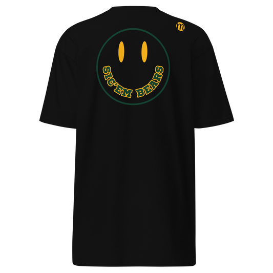 Sic'em Bears Smiley Face Mulli USA Tee Black Back