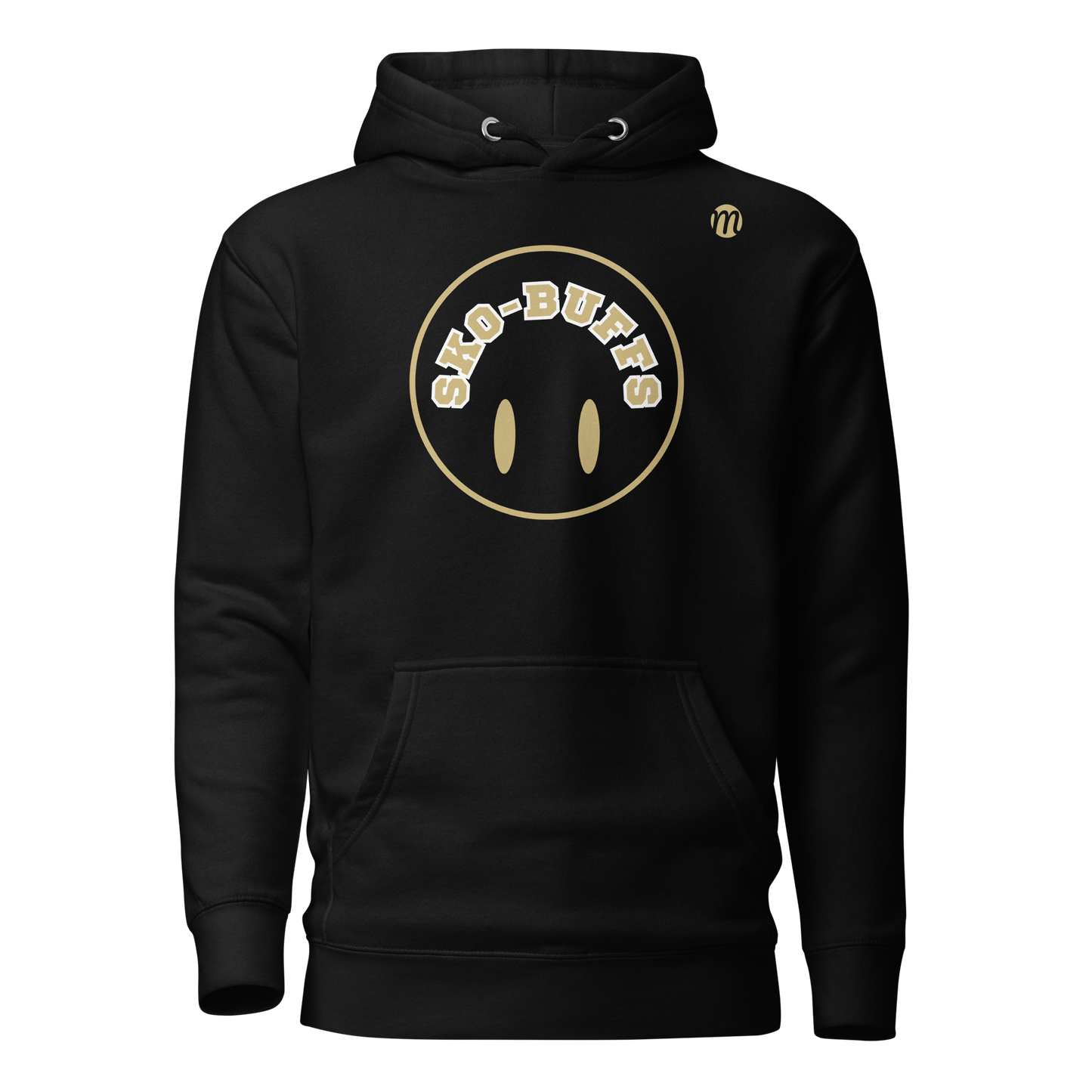 Sko-Buffs Smiley Face Mulli USA Hoodie Black