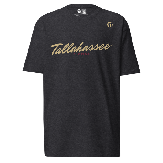 Tallahassee Florida Mulli USA Tee Charcoal Heather Front