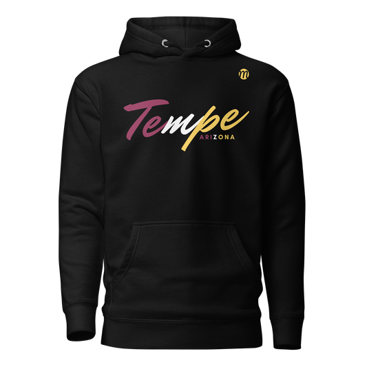 Tempe Arizona Mulli USA Hoodie Black Front