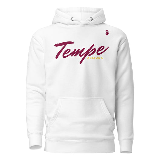 Tempe Arizona Mulli USA Hoodie White Front