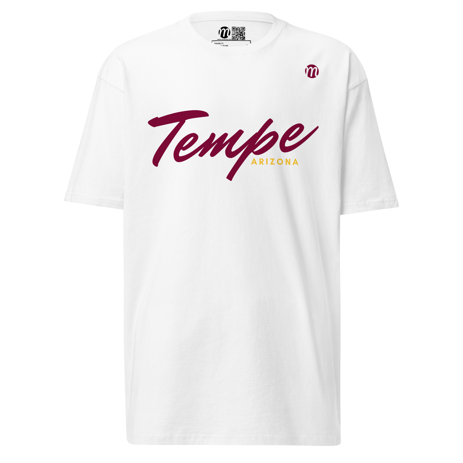 Tempe Arizona Mulli USA Tee White Front