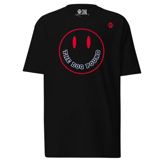 The Dog Pound Smiley Face Mulli USA Tee Black Front