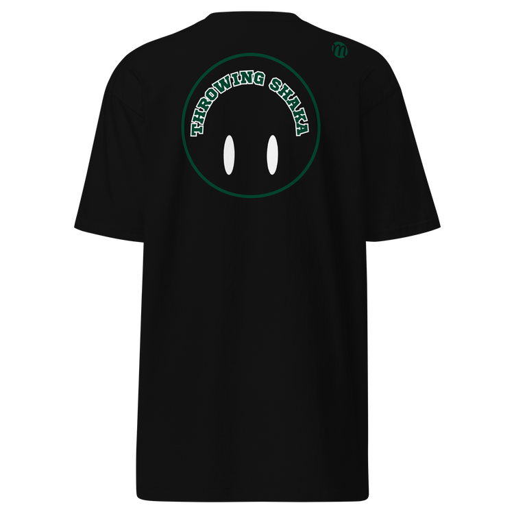 Throwing Shaka Smiley Face Flipped Mulli USA Tee Black Back