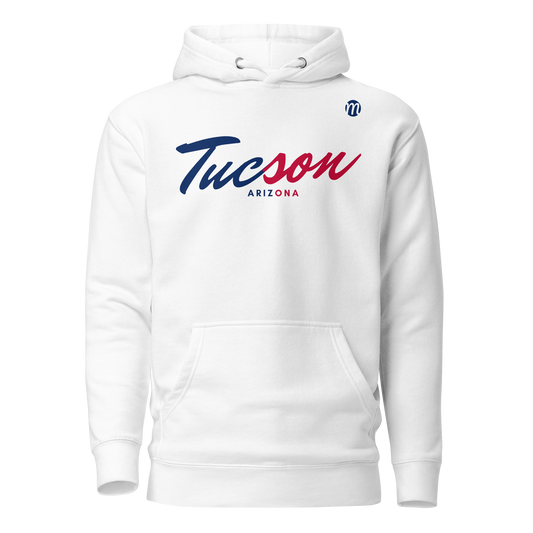 Tucson Arizona Mulli USA Hoodie White Front