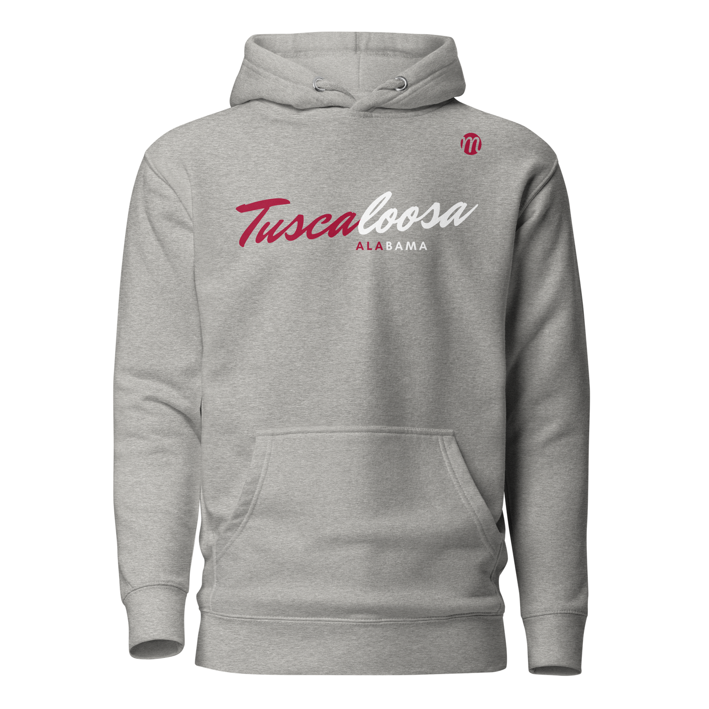 Tuscaloosa Alabama Mulli USA Hoodie Carbon Grey Front