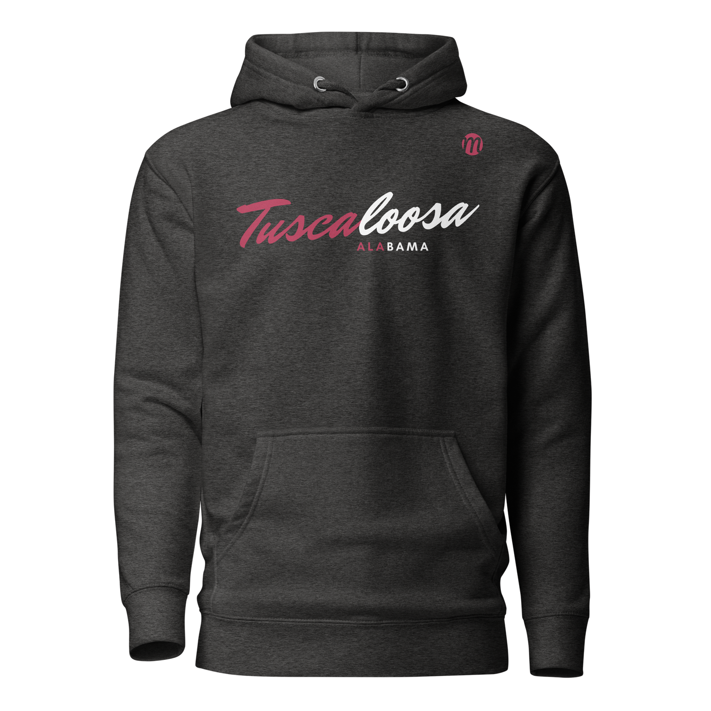 Tuscaloosa Alabama Mulli USA Hoodie Charcoal Heather Front