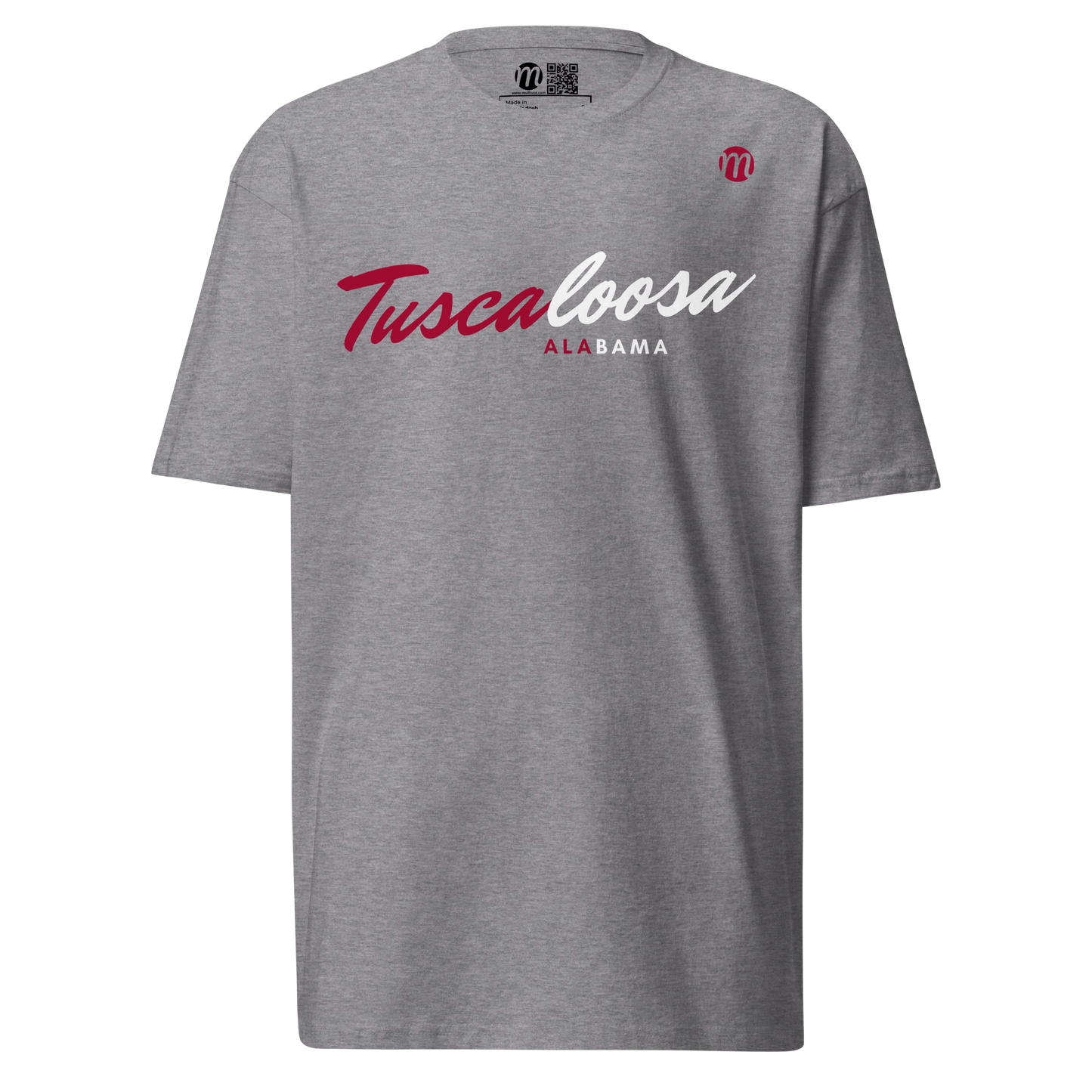 Tuscaloosa Alabama Mulli USA Tee Carbon Grey Front