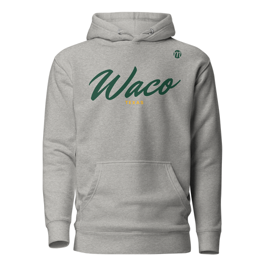 Waco Texas Mulli USA Hoodie Carbon Grey Front