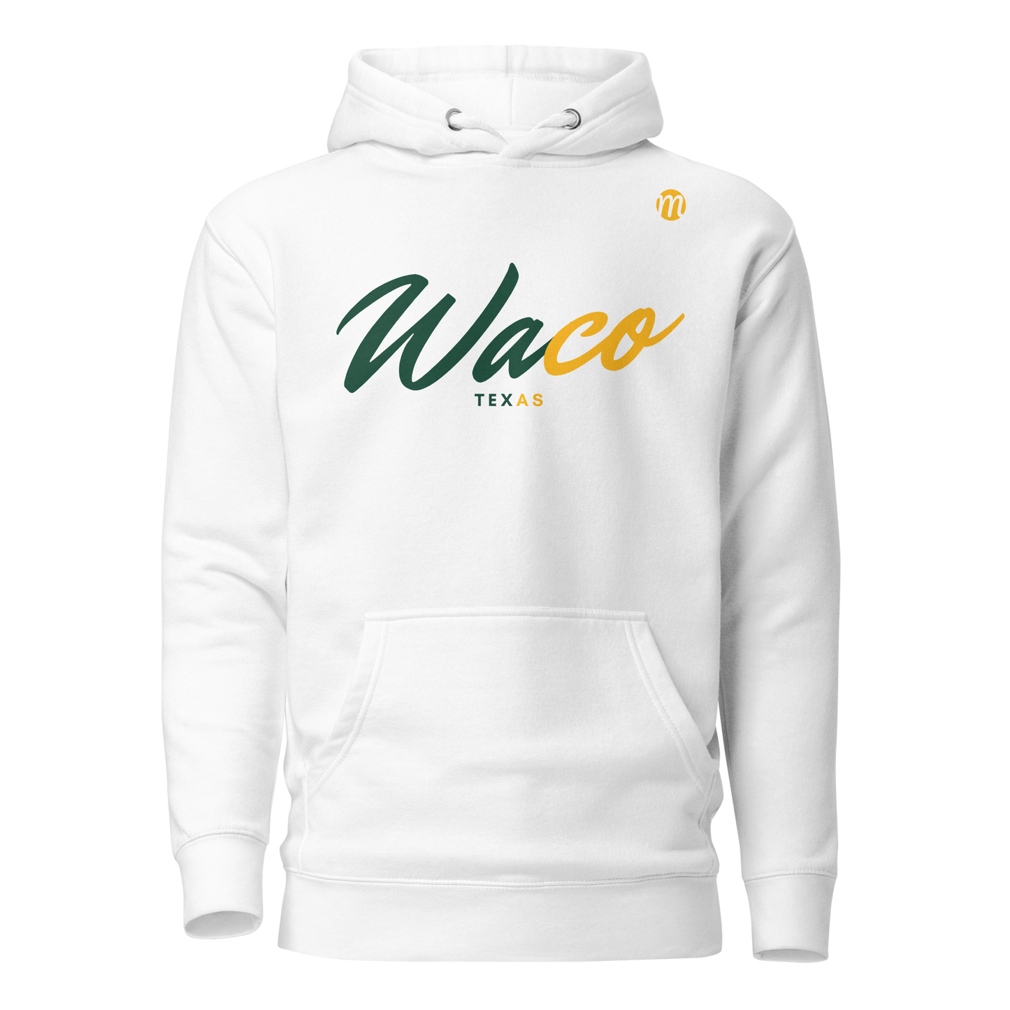 Waco Texas Mulli USA Hoodie White Front