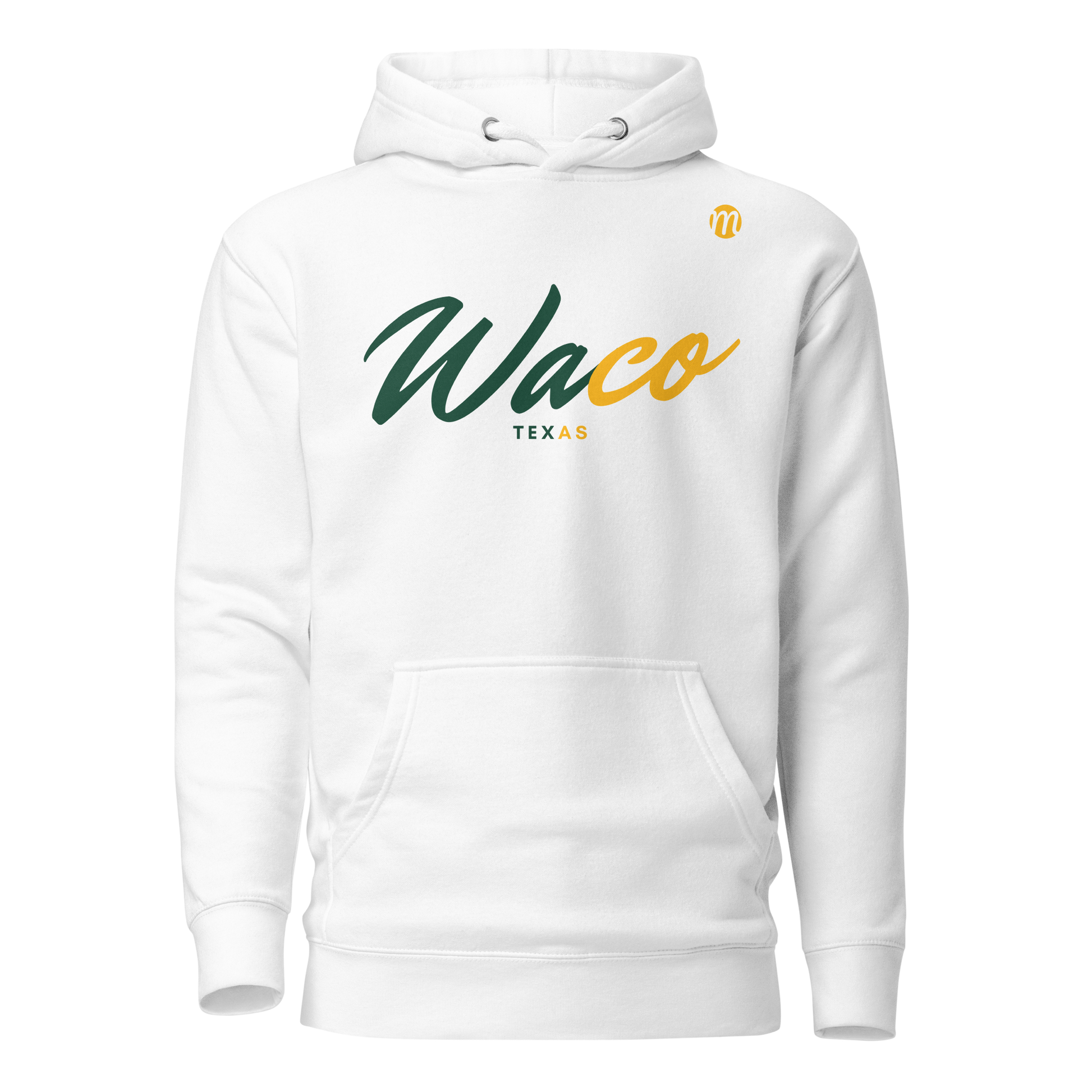 Waco Texas Mulli USA Hoodie White Front