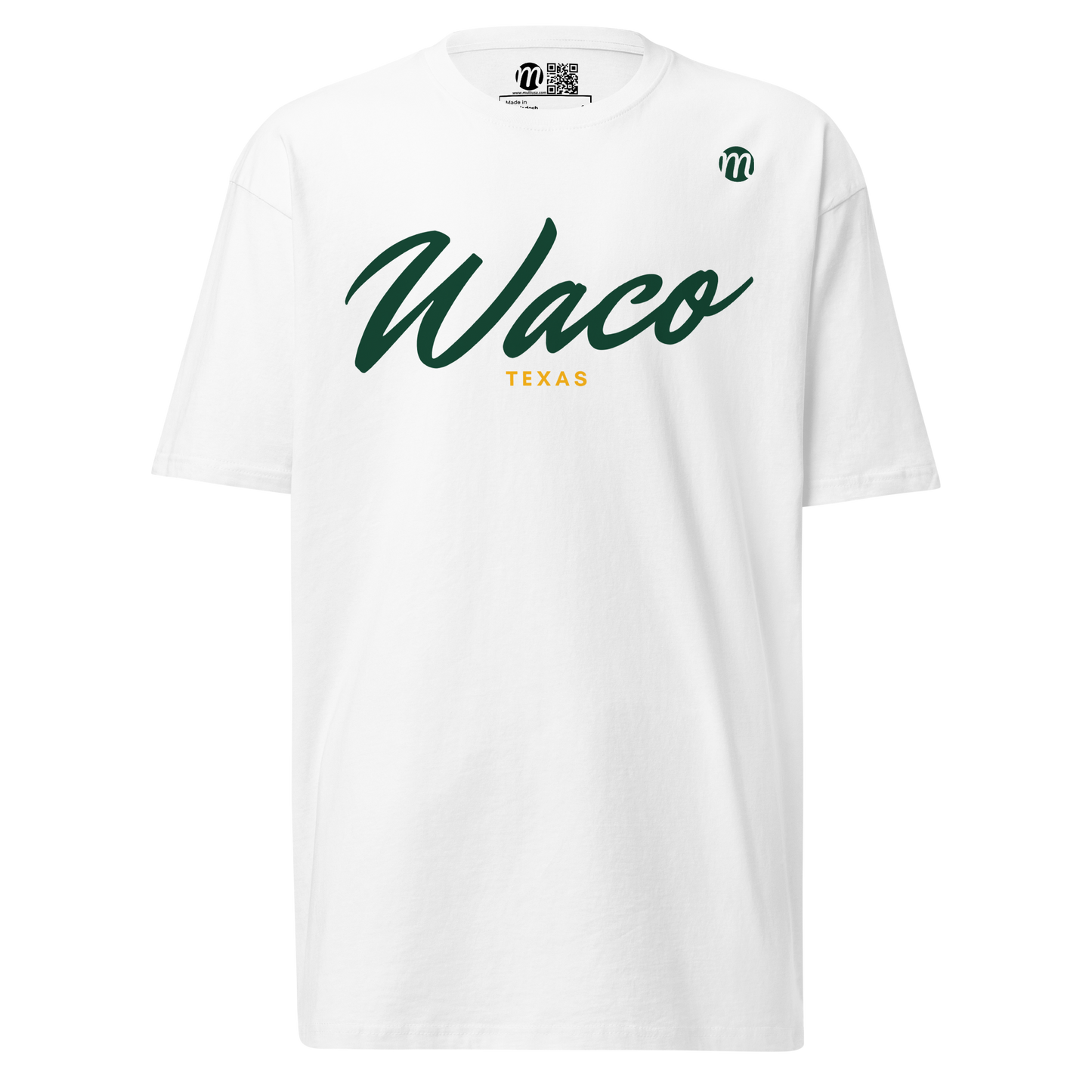 Waco Texas Mulli USA Tee White Front