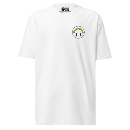 Waco Texas Smiley Face Flipped Mulli USA Tee White Front 