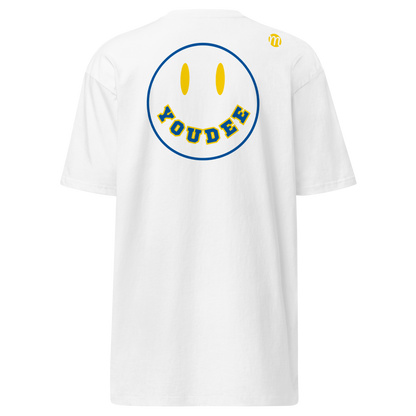 YouDee Smiley Face Mulli USA Tee White Back