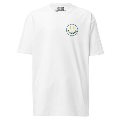 YouDee Smiley Face Mulli USA Tee White Front