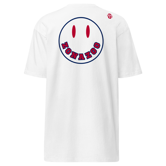 Zonazoo Smiley Face Mulli USA Tee White Back