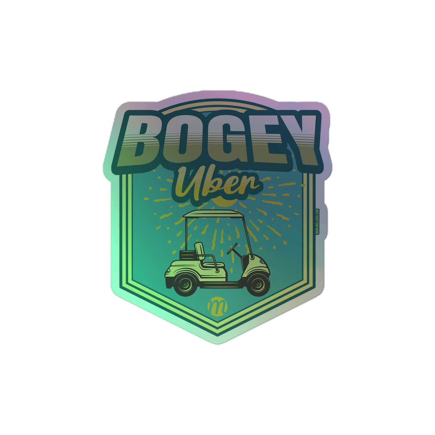 Bogey Uber - Holographic stickers - Mulli USA