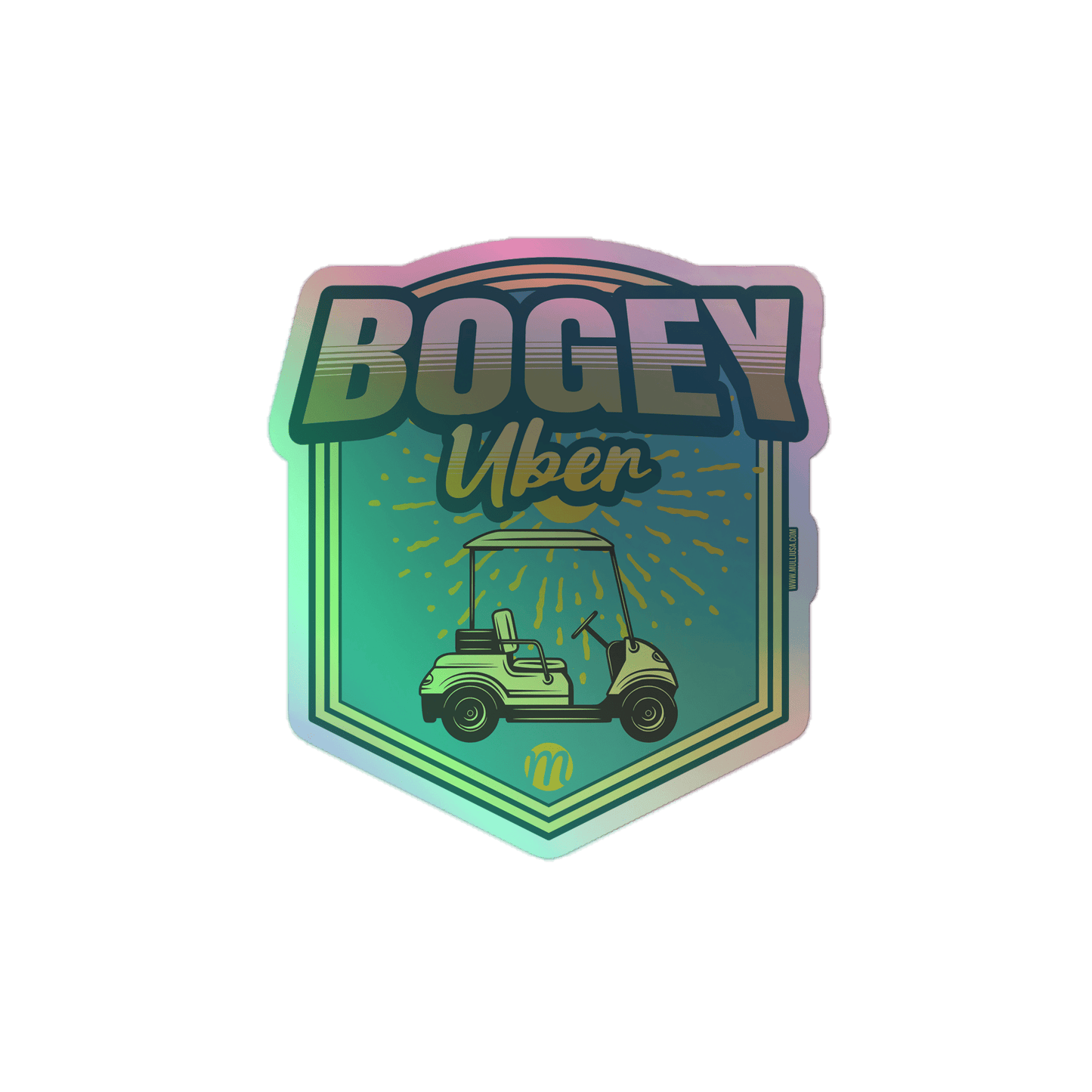 Bogey Uber - Holographic stickers - Mulli USA