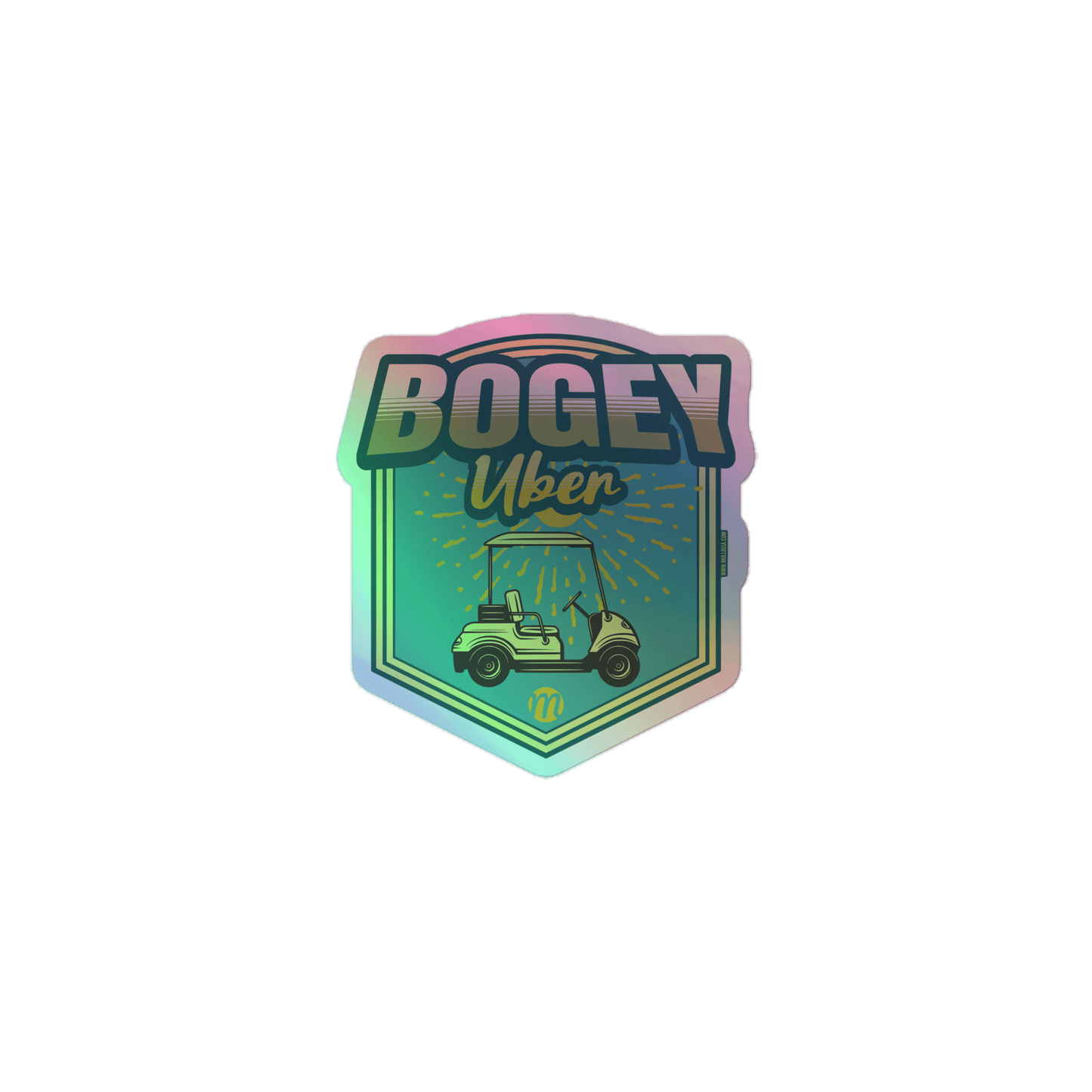 Bogey Uber - Holographic stickers - Mulli USA