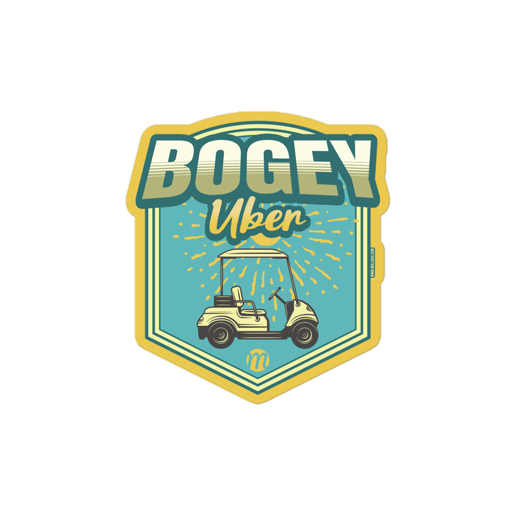 Bogey Uber - Sticker - Mulli USA